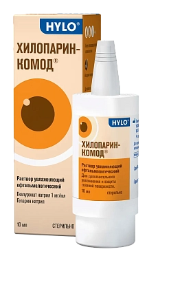 Купить Хилопарин-Комод 10 мл 1 шт раствор увлажняющих офтальмологический