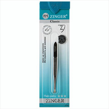 Купить Zinger пинцет скошенный рифленый