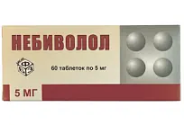 Купить: Небиволол 5 мг 60 шт таблетки