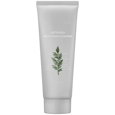 Купить Missha Artemisia Calming Pack 150 мл маска-пенка для умывания с экстрактом полыни успокаивающая