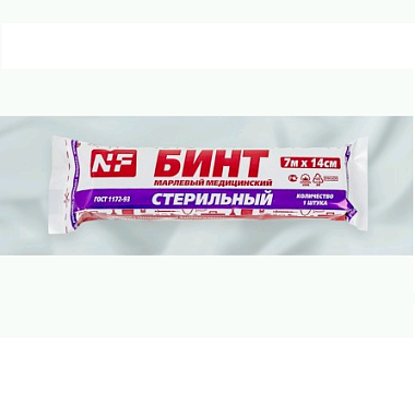 Купить Бинт стер  7мX14см (Ньюфарм)