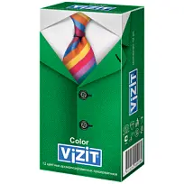 Купить: Vizit Color 12 шт презервативы цветные ароматизированные