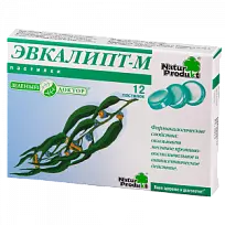 Купить: Эвкалипт Натур Продукт пастилки д/рассас №12
