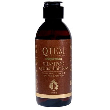 Купить Qtem 250 мл шампунь для укрепления и стимуляции роста тонких и склонных к выпадению волос