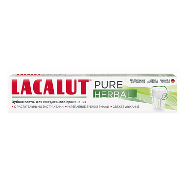 Купить Lacalut Herbal 75 мл паста зубная