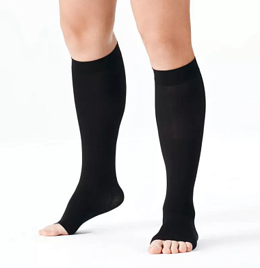 Купить Venoteks гольфы компрессионные мужские 2 класс размер L Артикул 2201 чёрные