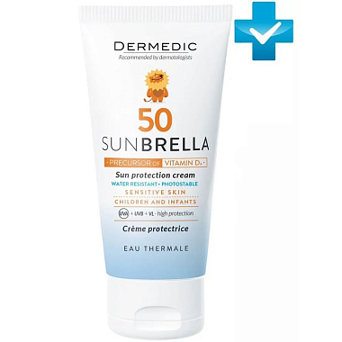 Купить Dermedic Sunbrella Baby SPF 50 50 мл крем для лица солнцезащитный солнцезащитный детский