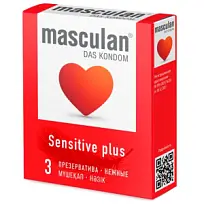 Купить: Masculan Sensitive Plus 3 шт презервативы