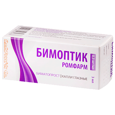 Купить Бимоптик 0,3 мг/мл 3 мл капли глазные
