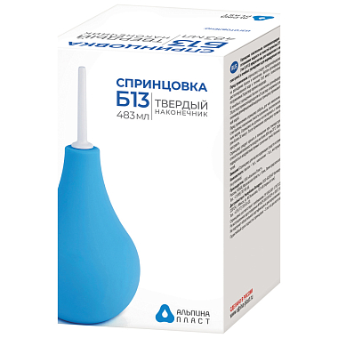 Купить Спринцовка Б-13 483 мл 1 шт с твердым наконечником