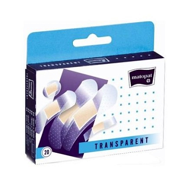 Купить Matopat Transparen 20 шт пластырь