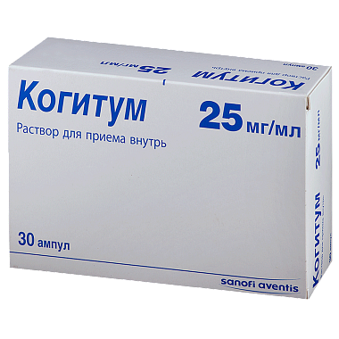 Купить Когитум 250 мг 10 мл 30 шт раствор для приема внутрь