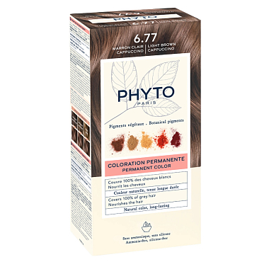 Купить Phyto color №6.77 (светлый каштан-капучино) краска для волос