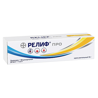 Купить Релиф Про 10 г  крем ректальный