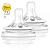 Купить Philips Avent Classic SCF631/27 2 шт соска силиконовая для новорожденных медленный поток 0 мес+