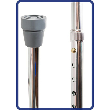 Купить Трость телескопическая хромированная с ремешком Артикул 10080/SL