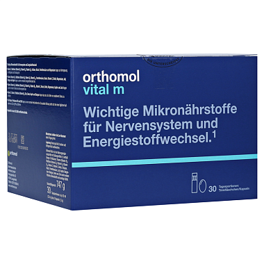 Купить Orthomol Vital M жидкость + капсулы курс 30 дней