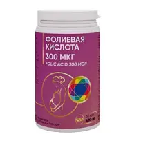 Купить: Фолиевая кислота 300 мкг 60 шт капсулы