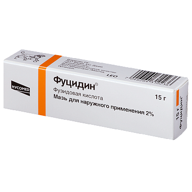 Купить Фуцидин 2% 15 г мазь для наружного применения