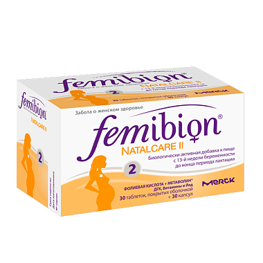 Купить Фемибион Наталкер 2 60 шт набор (30 шт таблетки + 30 шт капсулы)