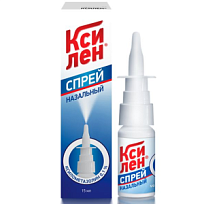 Купить: Ксилен 0,1 % 15 мл спрей назальный