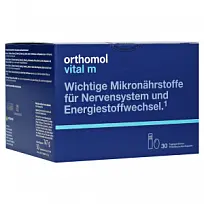 Купить: Orthomol Vital M жидкость + капсулы курс 30 дней