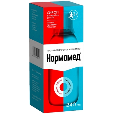 Купить Нормомед 50 мг/мл 240 мл сироп