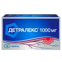Купить: Детралекс 1000 мг 18 шт таблетки покрытые пленочной оболочкой