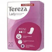 Купить: Tereza Lady прокладки 20 шт урологические одноразовые мини