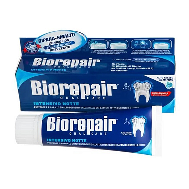 Купить Biorepair Intensive Night Repair 75 мл паста зубная ночное восстановление