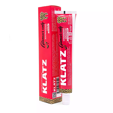 Купить Klatz Glamour Only 75 мл паста зубная земляничный смузи без фтора