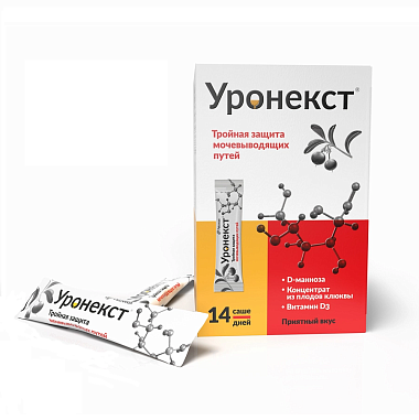 Купить Уронекст  14 шт порошок для приготовления суспензии для внутреннего применения саше