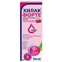 Купить: Хилак Форте 30 мл капли для приема внутрь вишня флакон