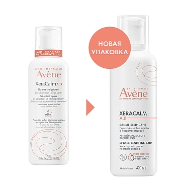 Купить Avene XeraCalm A.D 400 мл крем липидовосполняющий