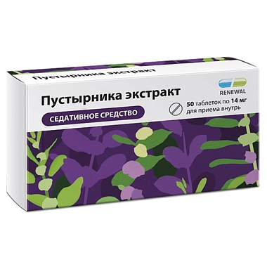 Купить Пустырник Экстракт Реневал таб 14мг №50