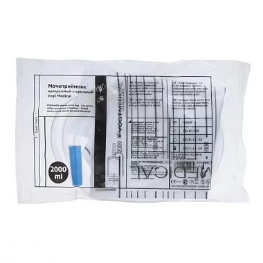 Купить Vogt Medical 2 л мочеприемник прикроватный с прямым сливом