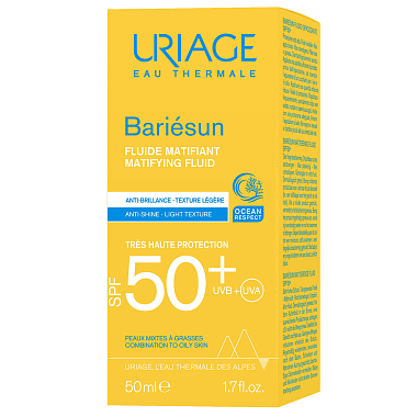 Купить Uriage Bariesun 50 мл эмульсия матирующая SPF 50+