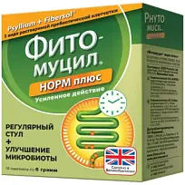 Купить: Фитомуцил Норм Плюс 6 г 10 шт порошок для внутреннего применения