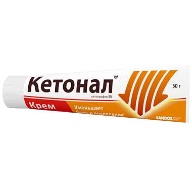 Купить Кетонал 5% 50 г крем для наружного применения