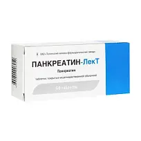 Купить: Панкреатин-ЛекТ 60 шт таблетки покрытые пленочной оболочкой кишечнорастворимые