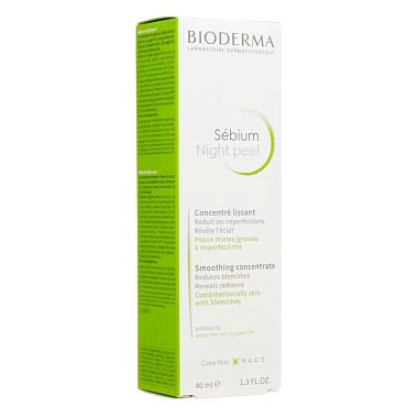 Купить Bioderma Sebium Night Peel 40 мл пилинг ночной