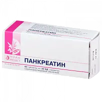 Купить: Панкреатин 60 шт таблетки кишечнорастворимые покрытые пленочной оболочкой