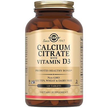 Купить Solgar Цитрат кальция с витамином D3 120 шт таблетки
