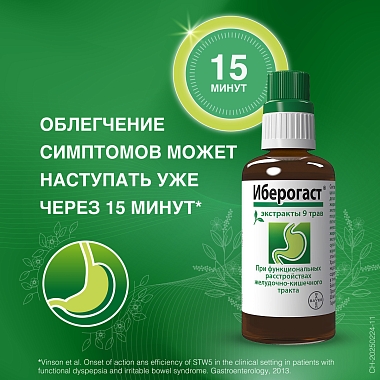 Купить Иберогаст 100 мл капли для приема внутрь