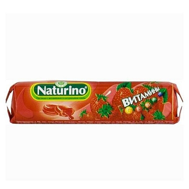 Купить Naturino 8 шт пастилки с витаминами и натуральным соком клубника