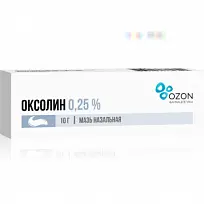 Купить: Оксолиновая мазь 0,25 % 10 г мазь назальная