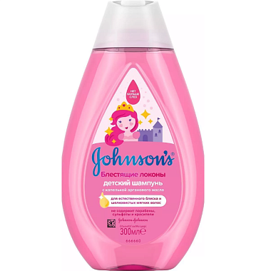 Купить Johnson’s Baby 300 мл шампунь блестящие локоны