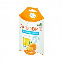 Купить: Асковит (Витамин С 1000 мг) 1 г 10 шт таблетки шипучие апельсин