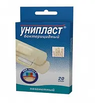 Купить: Унипласт пластырь 1 шт 1,9 см × 7,2 см  влагостойкий