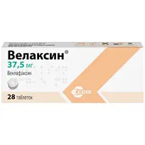Купить: Велаксин 37,5 мг 28 шт таблетки